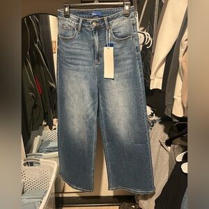 Classic Straight Leg Women's Jeans in Medium Blue Wash